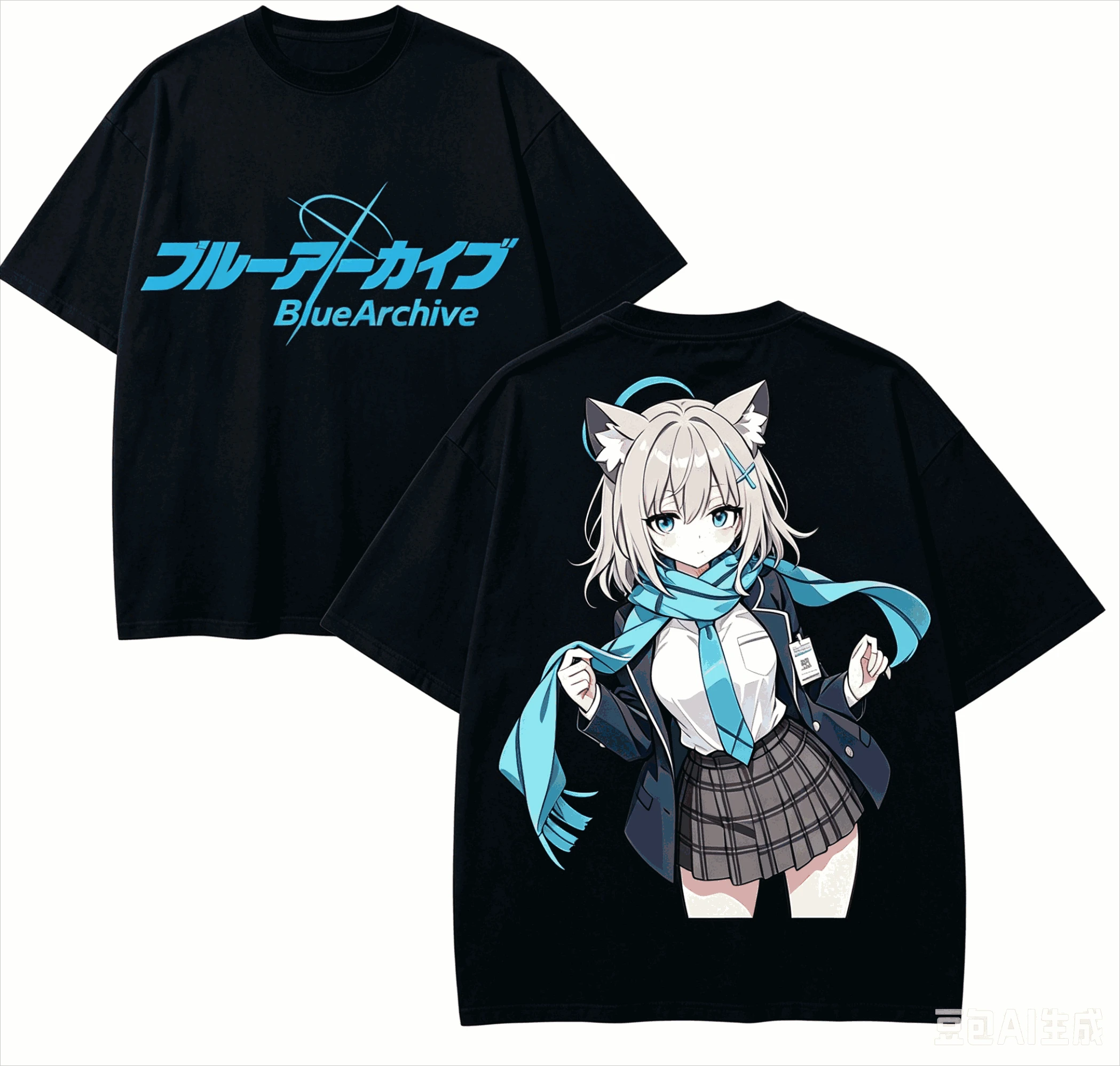 Blue Archive Anime Lover T-shirt Harajuku Cotton New Model High Street  Oversized Unisex Retro Fashion Couples hot product soft