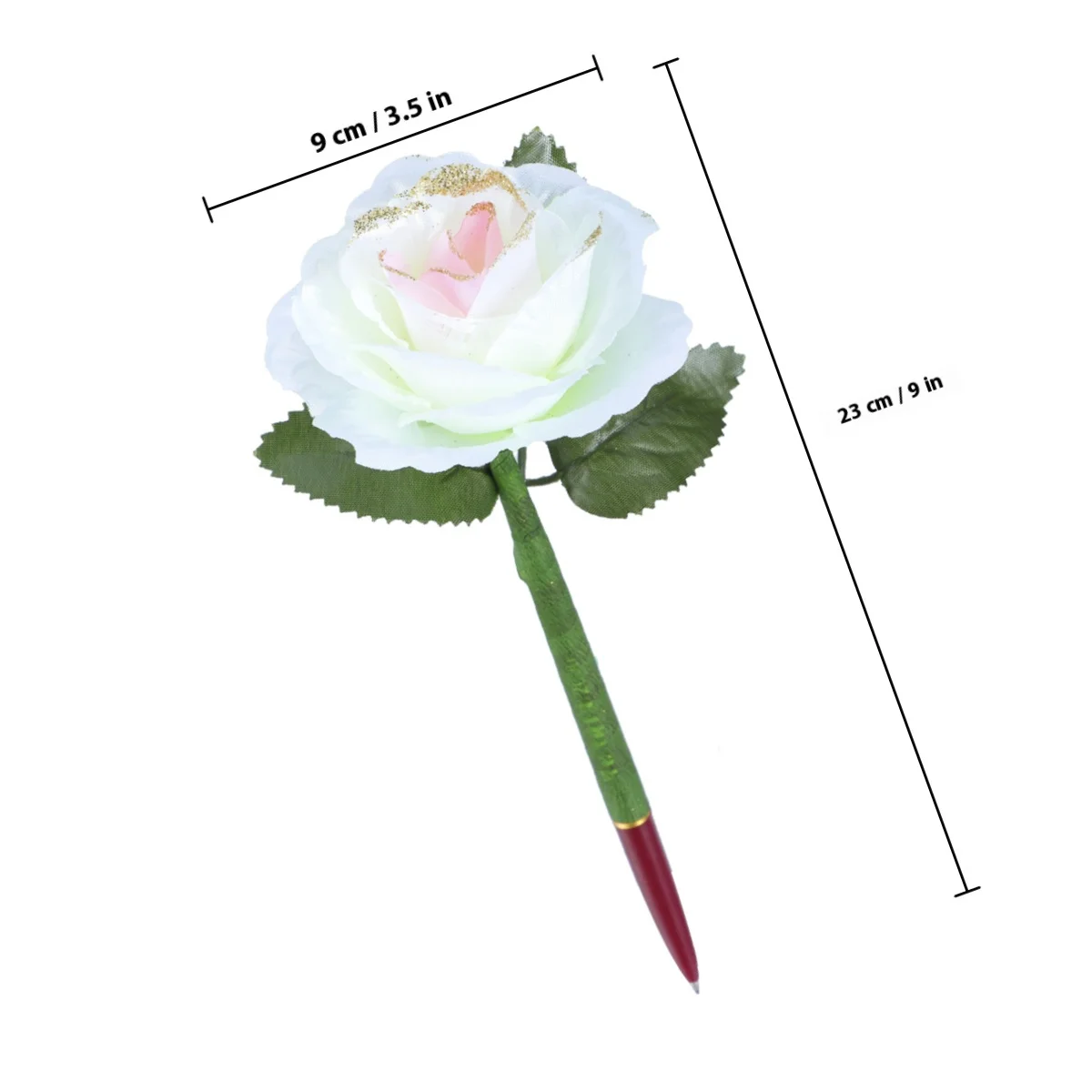 12pçs canetas de gel rosa criativas, canetas de rolo de pano com glitter, ferramentas de escrita para crianças, estudantes, escola, material de escritório