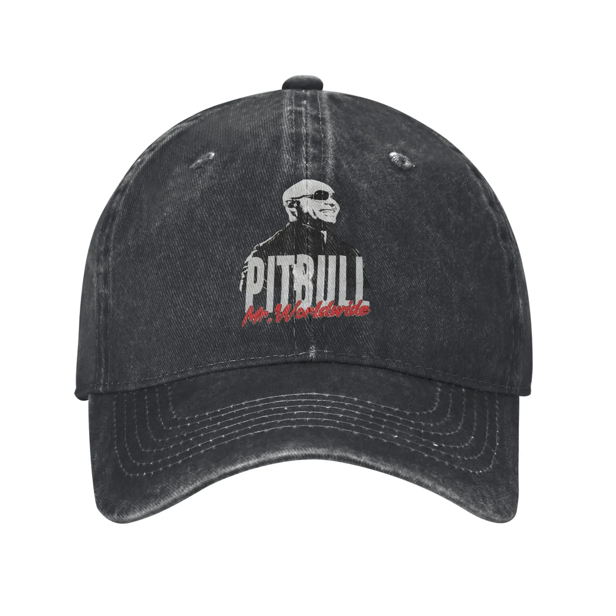 Pitbull Mr Worldwide Tour 2026 Baseball Caps Merch For Men Women Adjustable Trucker Hat