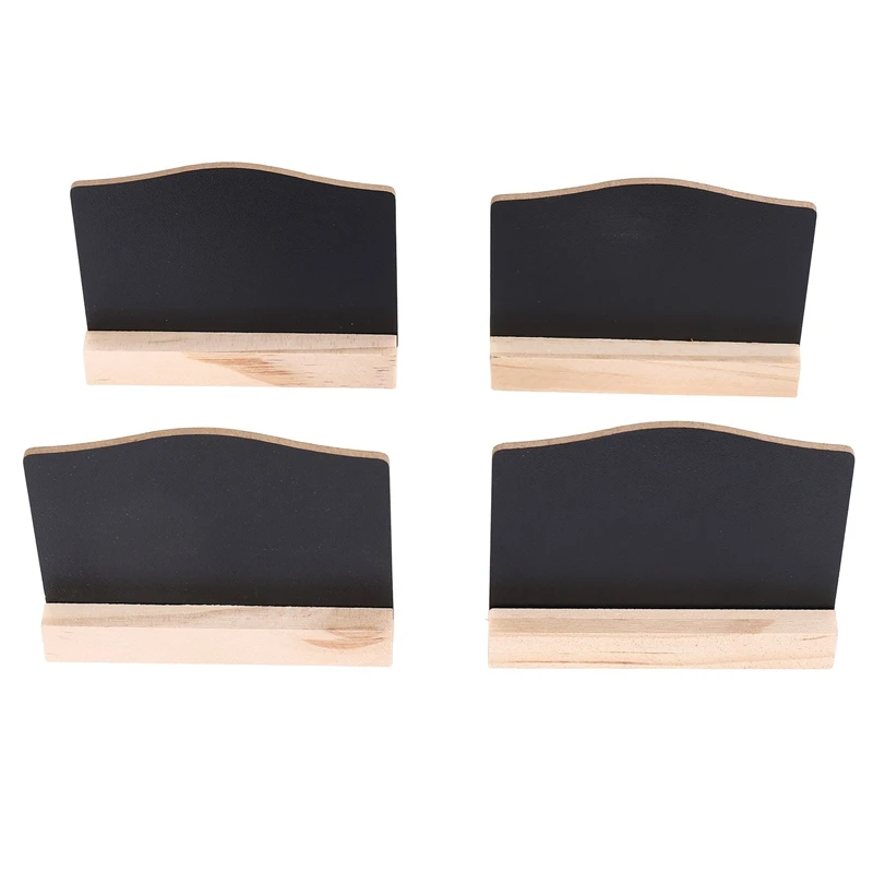 4 PCS Mini Chalkboard Signs For Chalk Sign,Food Labels Message Board Signs For Party Restaurant Wedding