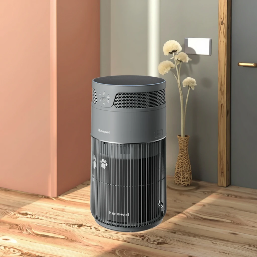 Esterilização e sucção capilar especialmente projetada para gatos Purificador de ar para animais de estimação Honeywell controlado por aplicativo