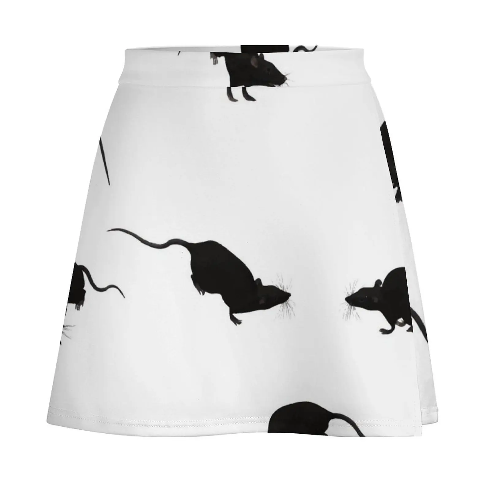 Rat pattern Mini Skirt Korean skirts Short skirt woman Womens dresses Mini Skirt