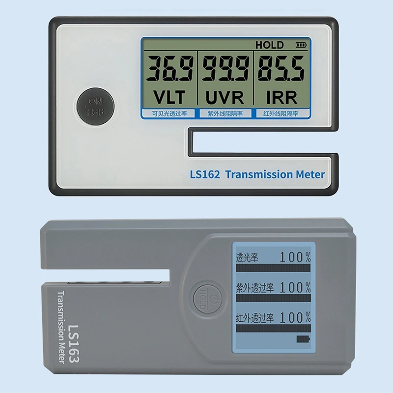 High Precision LS162/LS162A Similar Glass Window Tint Meter Solar Film Transmission Meter VLT UV IR Rejection Tester