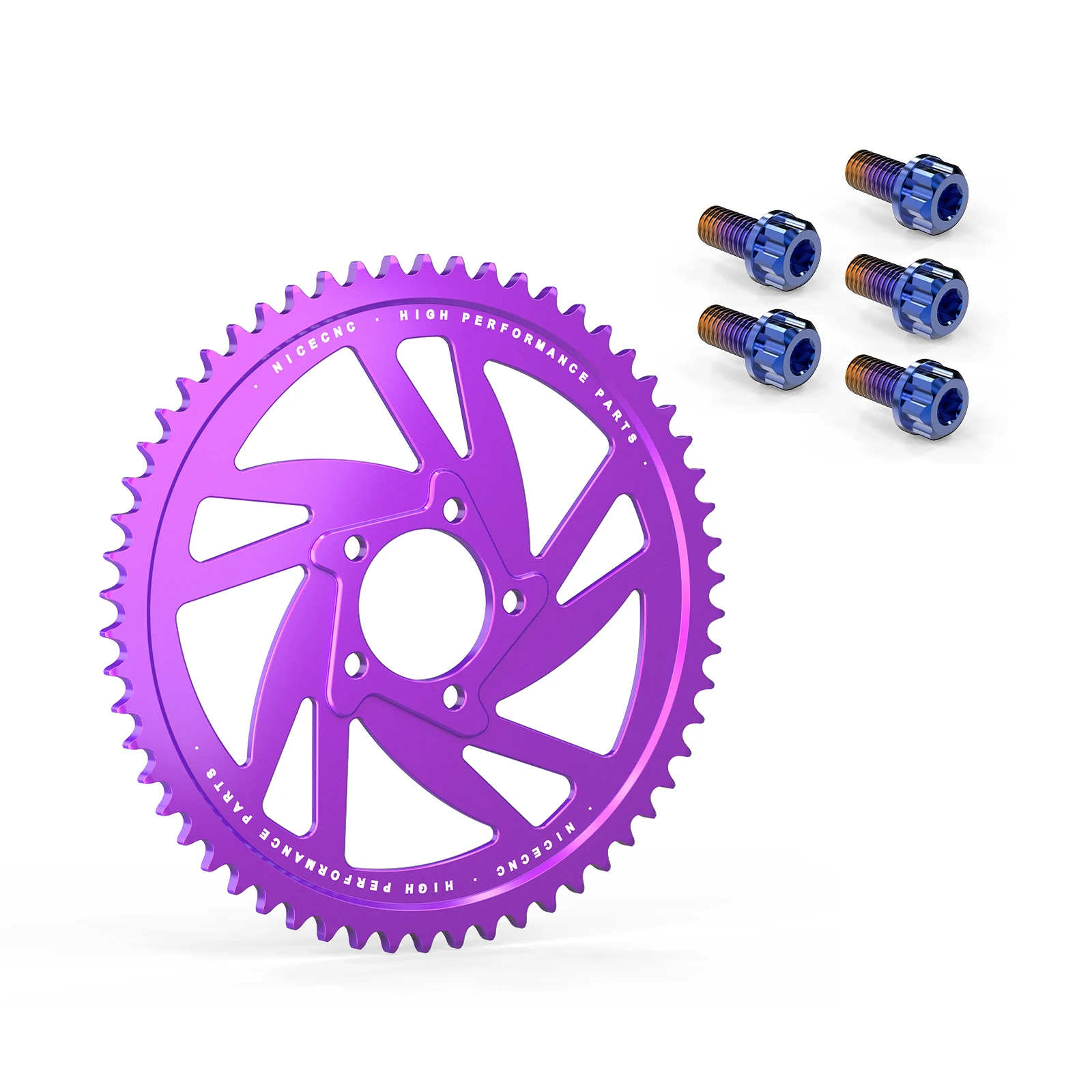 AliExpress NICECNC For Surron Light Bee X 58T Rear Sprocket Rear Sprocket Bolts For SUR-RON Light Bee S L1E For Segway X160 X260 Electric Dirt Bike