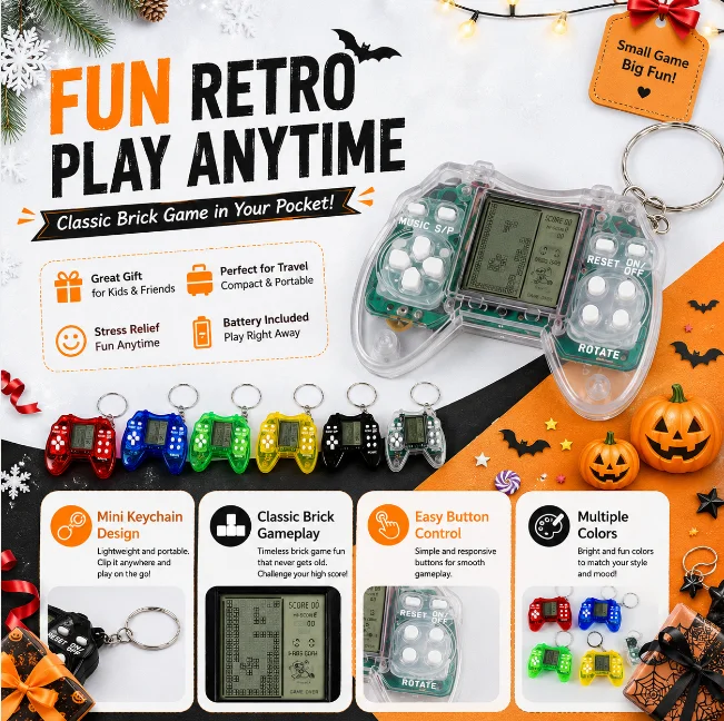 Mini console de jeu classique, - Retro Gaming Keychain avis et prix