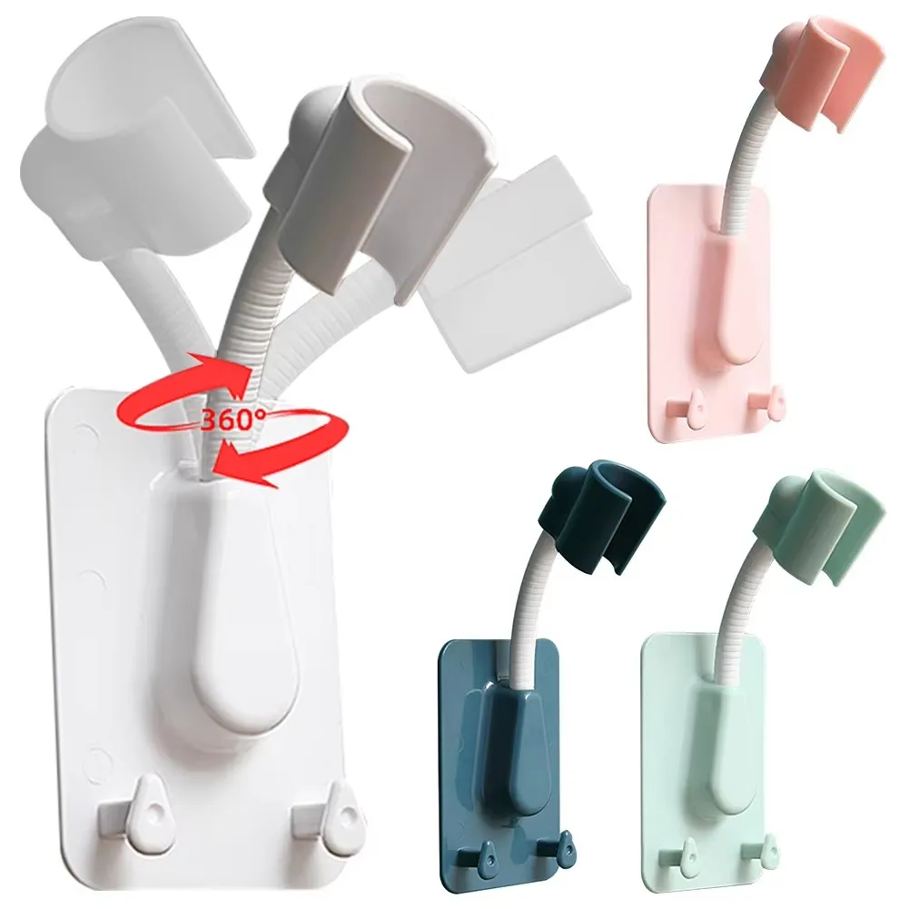1pc Shower Head Holder Adjustable Self Adhesive Showerhead Bracket Wall Mount Stand SPA Bathroom Universal