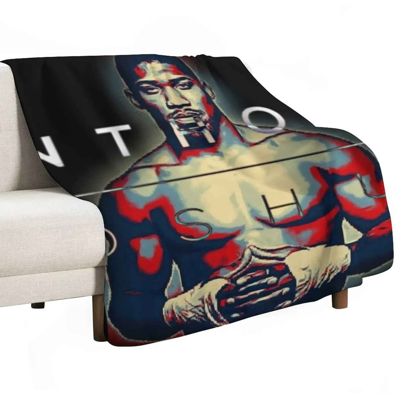 Anthony Joshua Throw Blanket Plaid on the sofa Luxury heavy to sleep Thermal anime Blankets For Sofas Blankets