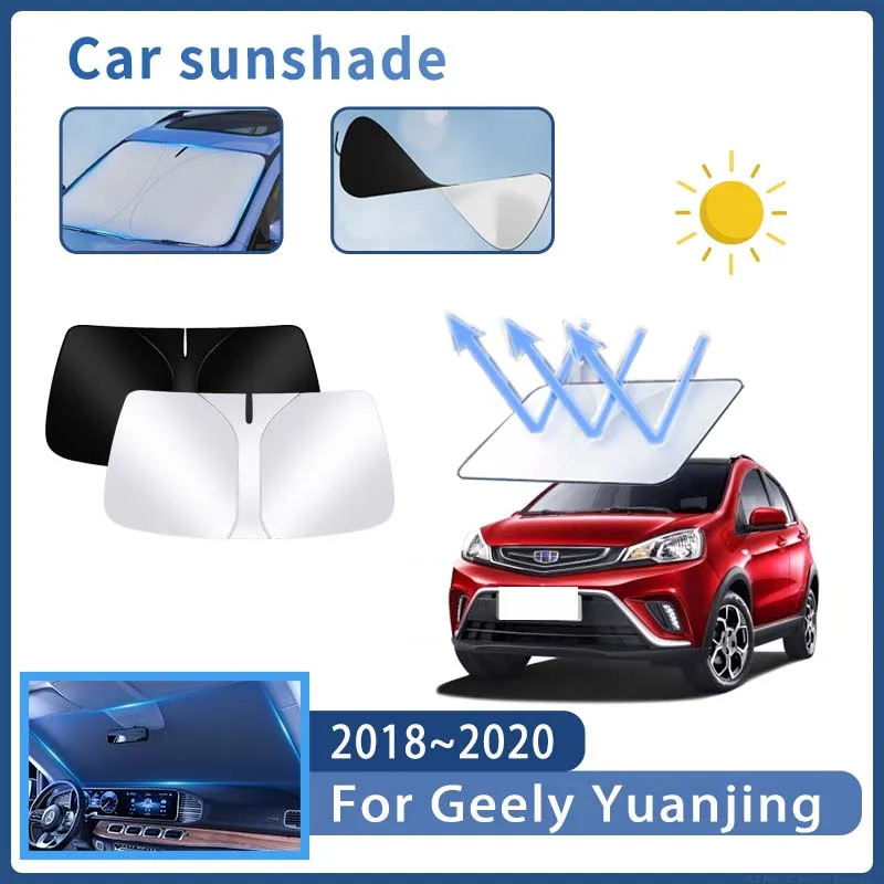 

Car Sun Visor For Geely Yuanjing 2018~2020 2019 MK3 Front Windshield Sunshade Heat Insulation Summer Cooling Auto Accessories