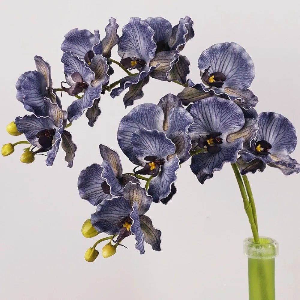 

Butterfly Orchid Artificial Orchid Flower Handmade Real Touch Simulation Big Moth Orchid Artificial Luxury Fake Flower Branch