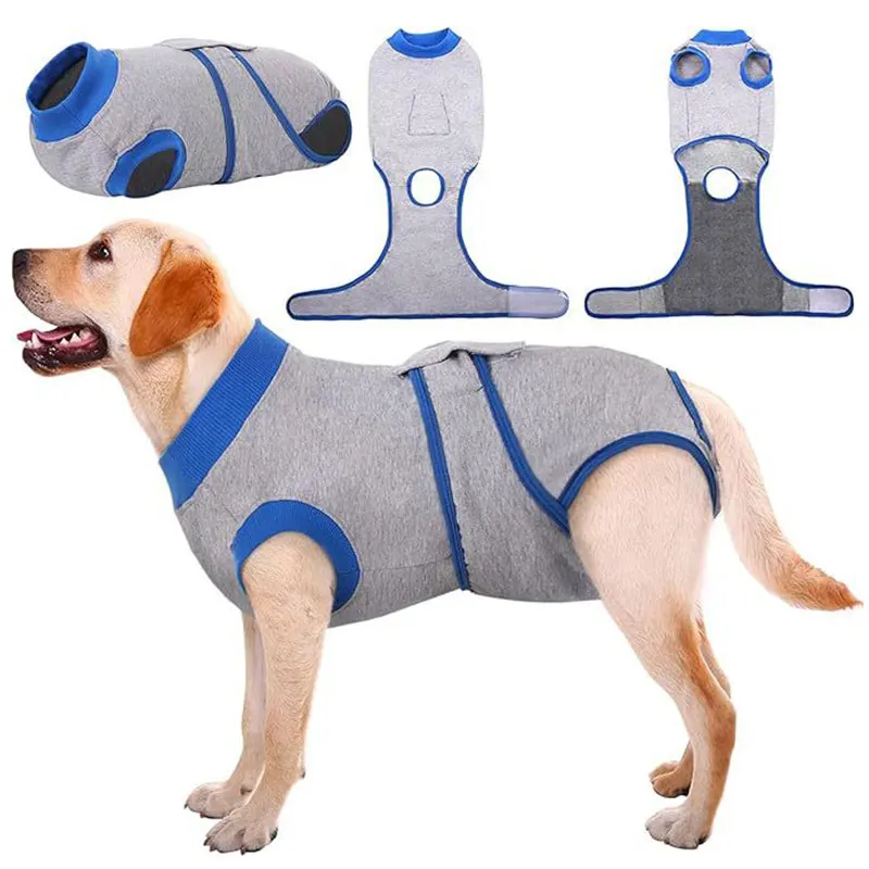 

Одежда для стерилизации домашних животных, универсальная хирургическая одежда для больших и средних щенков, защита от лаяния, уход за отлубями между мужчинами и женщинами