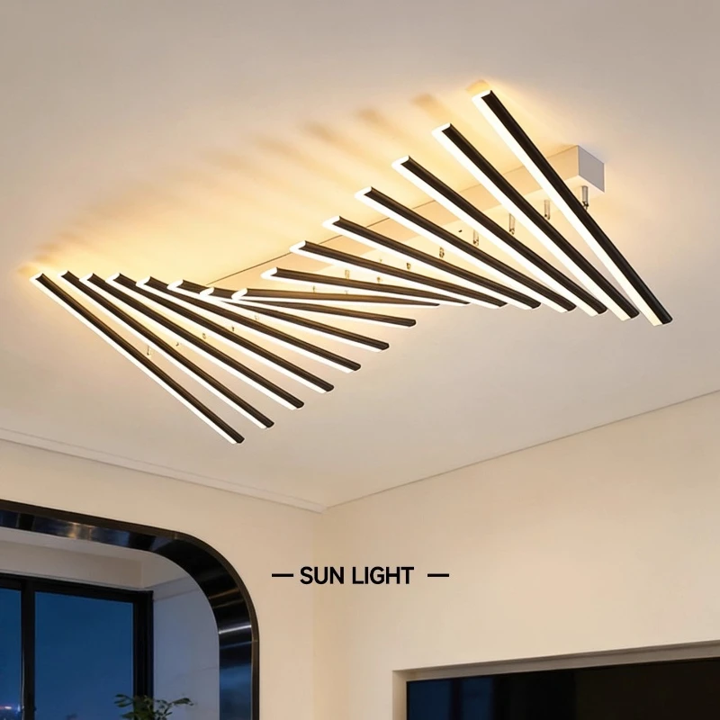 

Современный простой и атмосферный потолочный светильник, персонализированные фары, художественный смысл, 2025 новые светодиодные светильники для домашнего освещения