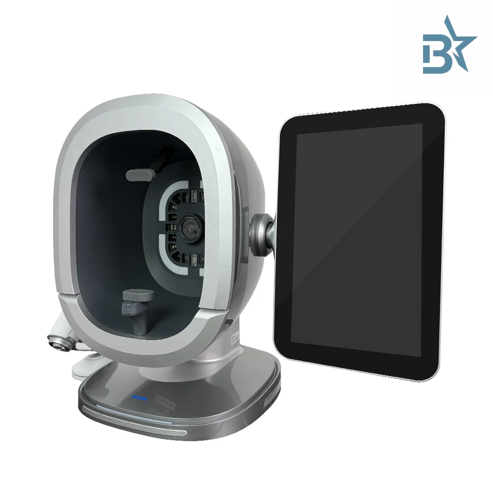 Facial Scanner Analyzer Tests 3D Facial Skin Analyzer Machine Facial Skin Problems Detector 3D Skin Analyzer Machine