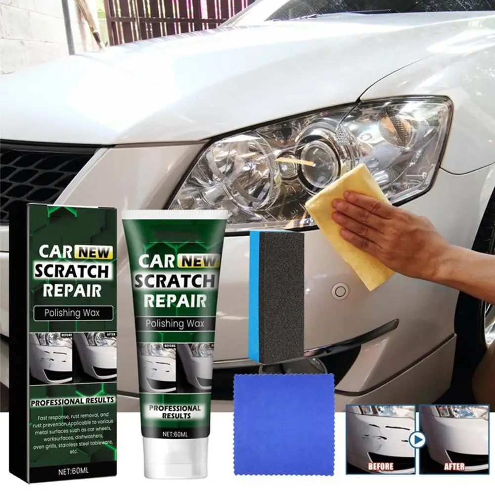 100ml Car Scratch Polishing Cream Set Car Scratch Remover Auto Paste Polishing Scratch Eraser Polishing Cream For Auto Paint