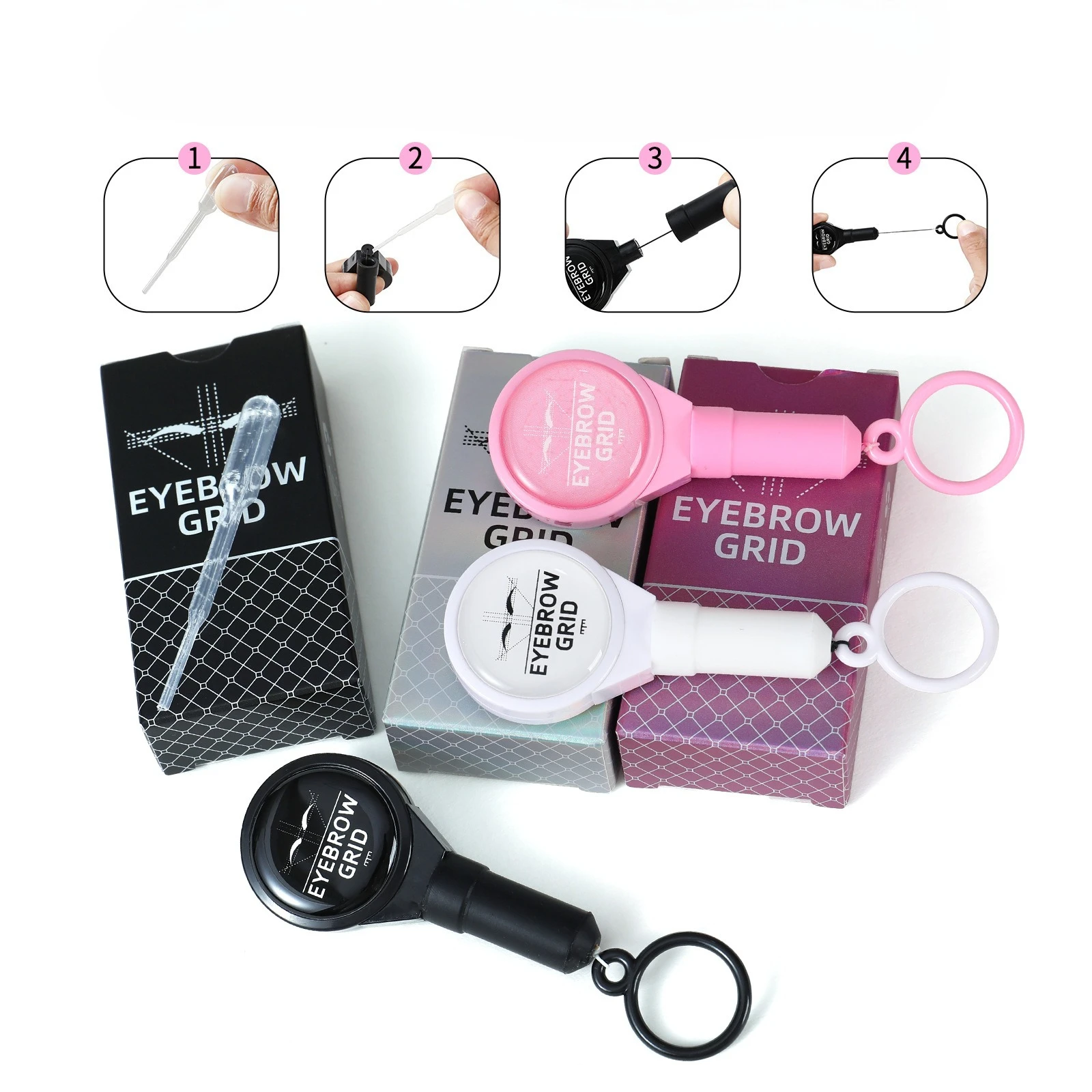 New stretchable positioning ink cartridge pattern embroidery thread ruler auxiliary line drawing positioning ink cartridge line