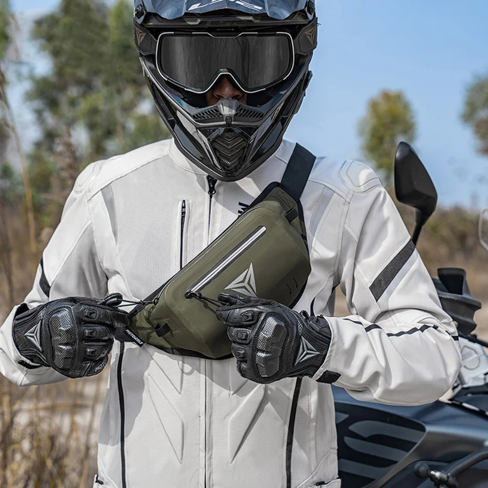 

Motorcycle Waist Bag Men Women Multiple Pockets Purses Waist Pack Leg Bag Motorbike Riding Cycling Outdoor Belt Pack Waterproof