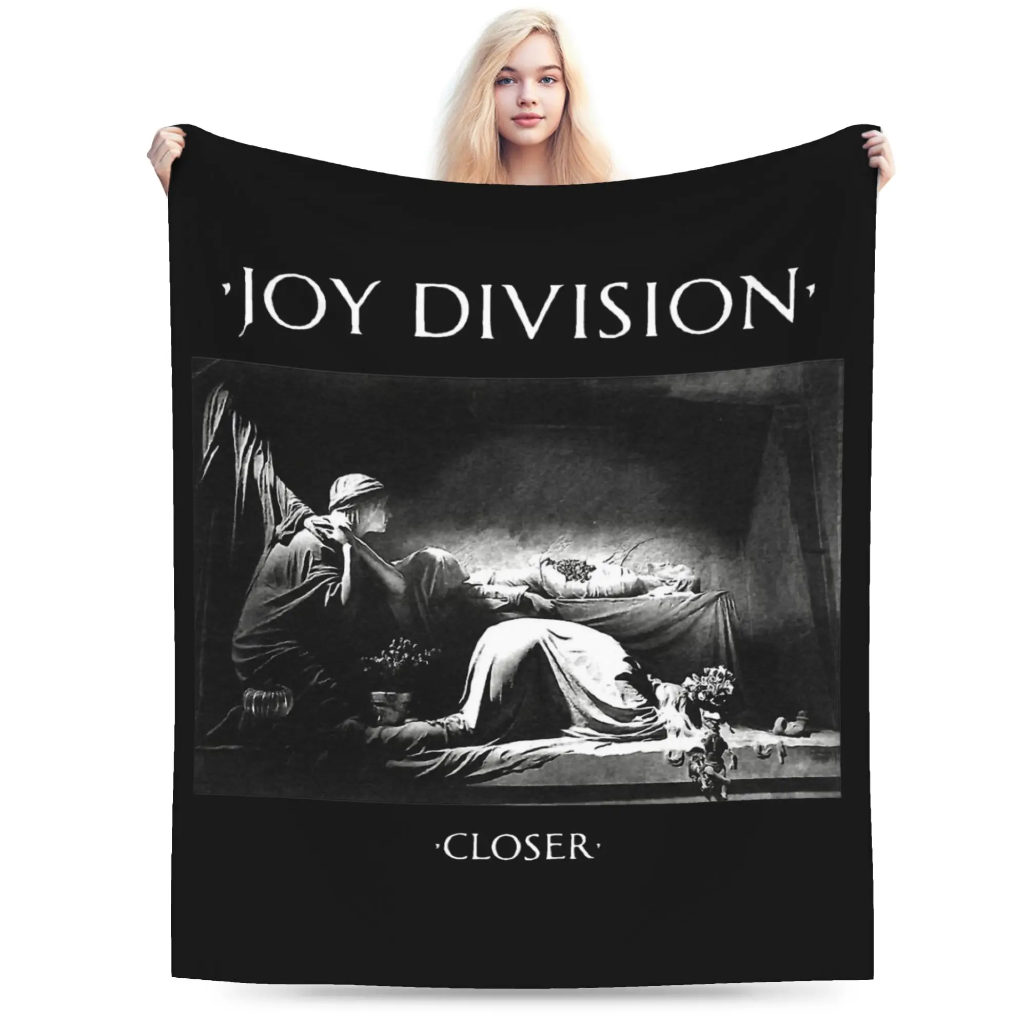 Closer Joy Division Blanket Fleece Spring/Autumn Music Band Breathable Super Soft Throw Blanket for Home Outdoor Bedspreads