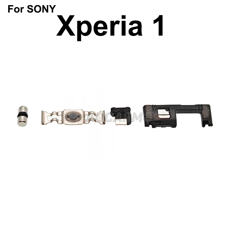 Aocarmo For Sony Xperia 1 / X1 / XZ4 J9110 J8110 Power Volume Side Button Buckle Small Parts Iron sheet Replacement Part