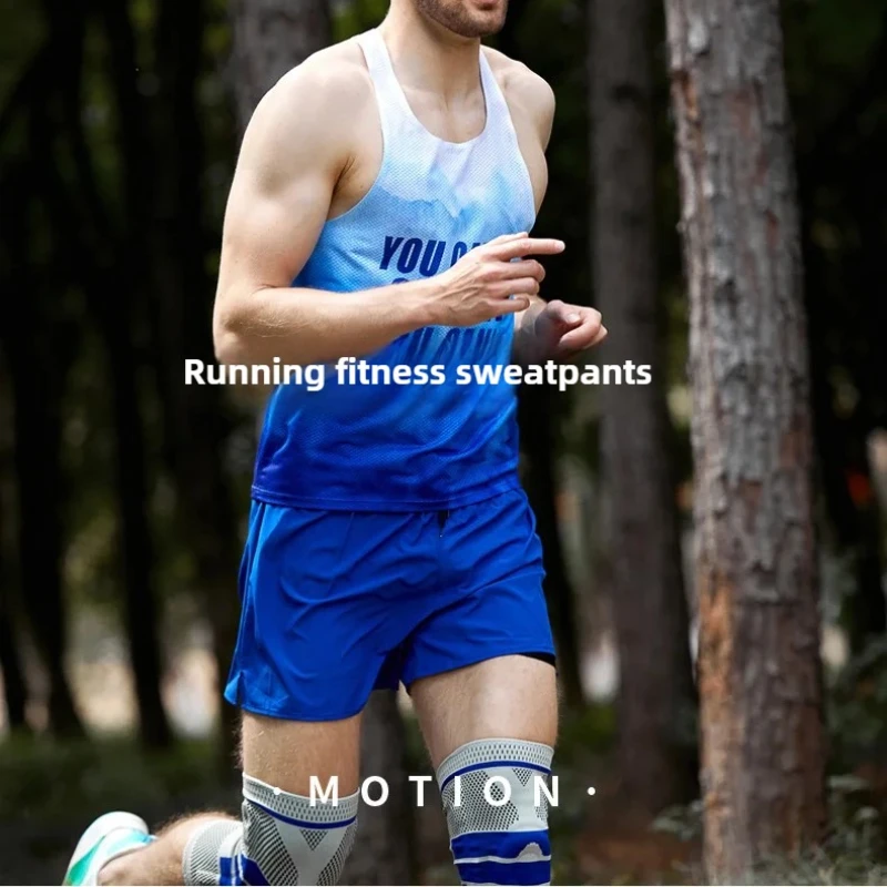 Pantalones cortos deportivos para hombre, pantalones de entrenamiento para maratón, Crossfit, entrenamiento físico fino, pantalo