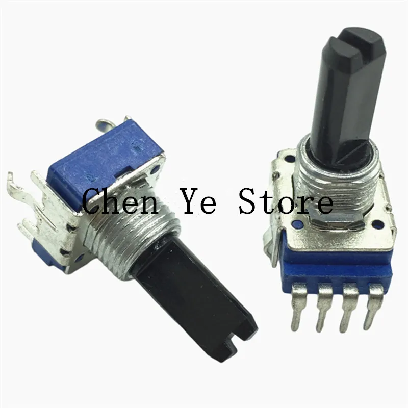 10PCS Mono potentiometer RK11K type  B1K 5K 10K 50K 100K 200K 4 foot potentiometer volume adjustment B10K B103 shaft length 18mm