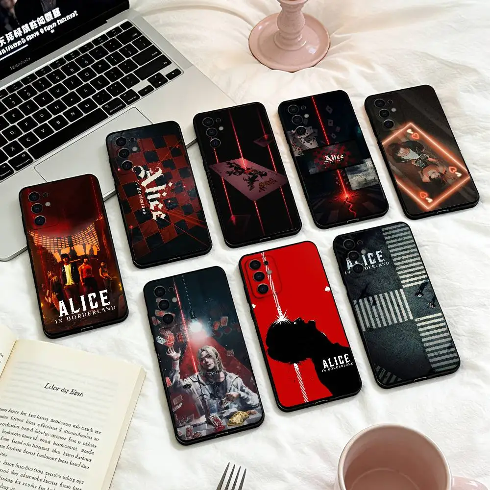 

Hot TV Alice In Borderland Phone Case For Samsung S25,24,23,22,30,21,10,9,Ultra,Plus,Lite,FE,4,5 G Soft Black Case