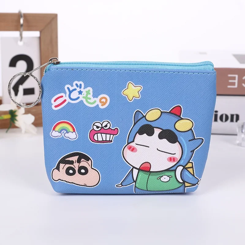 3 zufällig ausgewählte neue Crayon Shin-chan Cartoon-Taschen, Geldbörsen, einfache Brieftaschen für Männer und Frauen, Studenten, schnelle Lieferung – Detail 8