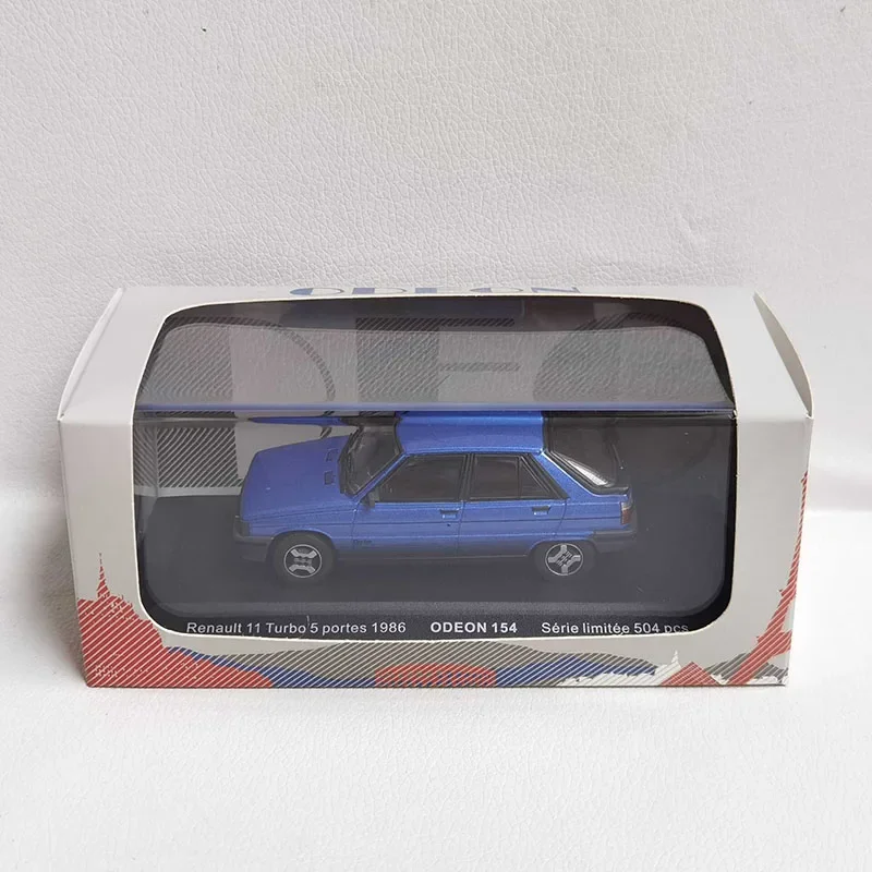 ODEON 1/43 Scale 11 Turbo 5 1986 Alloy Car Model Collection Ornaments