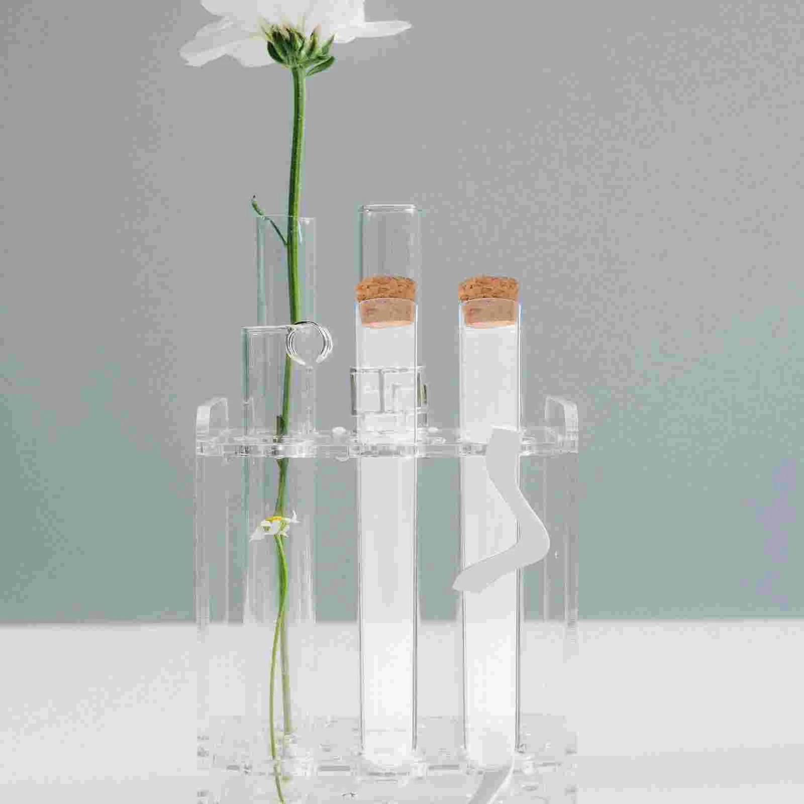 25 Pcs Wooden Cover for Test Tube Little Sample Tubes Tiny with Candy Small Stopper Testing Liquid Sampling Powder