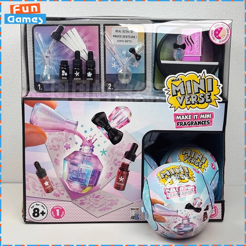 

MGA Miniverse Perfume Ball Mini Toy Blind Box Make Perfume Toys Play House Toy Mystery Box Decoration Children Custom Toys Gift