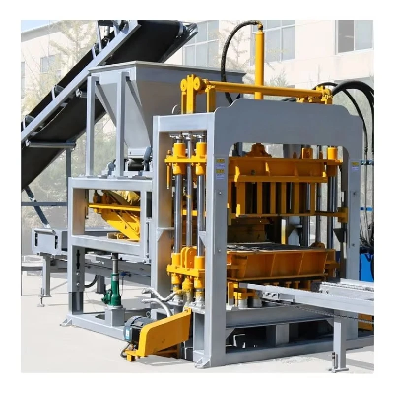 

Brick Making Machinery Stable Hollow Block Making Machine Automatic QT6-15 Block Production Line with PLC Mold Motor