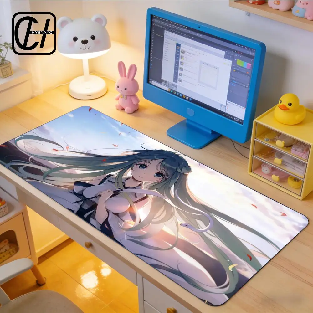 Anime Girl T-Touhou P-Project K-Kochiya Sanae Mouse Pad E-Sports Gaming Oversize Personalized Desk Pad Keyboard Mouse Pad Carpet