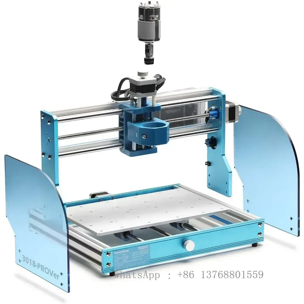 Genmitsu 3018-PROVer V2 Upgraded Desktop CNC Router Machine With GRBL Offline Control, (11.2 X 7.1 X 1.6 Inches)