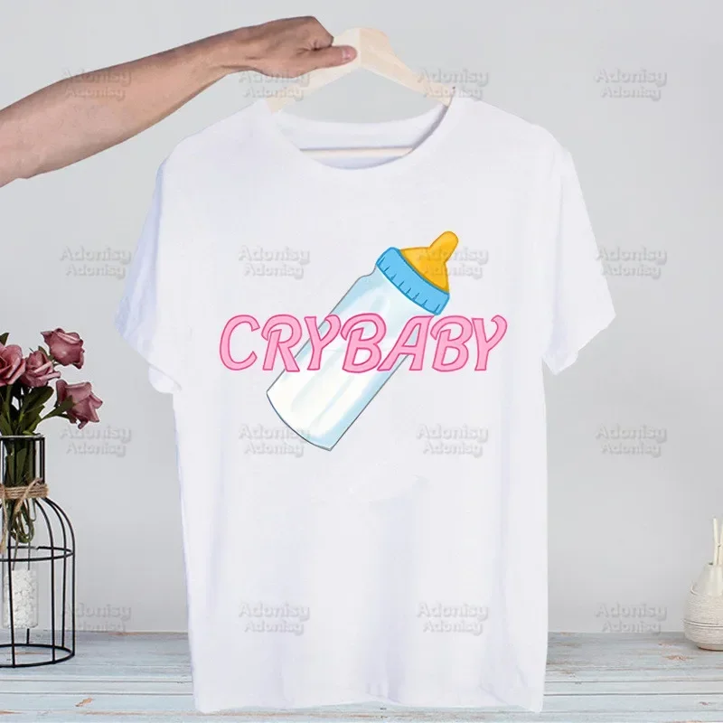 Melanie Martinez Crybaby T-Shirt Men Unisex Anime Cartoon Design Men Tee Shirt Homme Summer Tops Short Sleeve Vintage