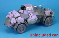 1:35 Die-casting Resin Model Assembly Kit Sd.Kfz.222 Armored Reconnaissance Vehicle Accumulation Modification (without Etching)