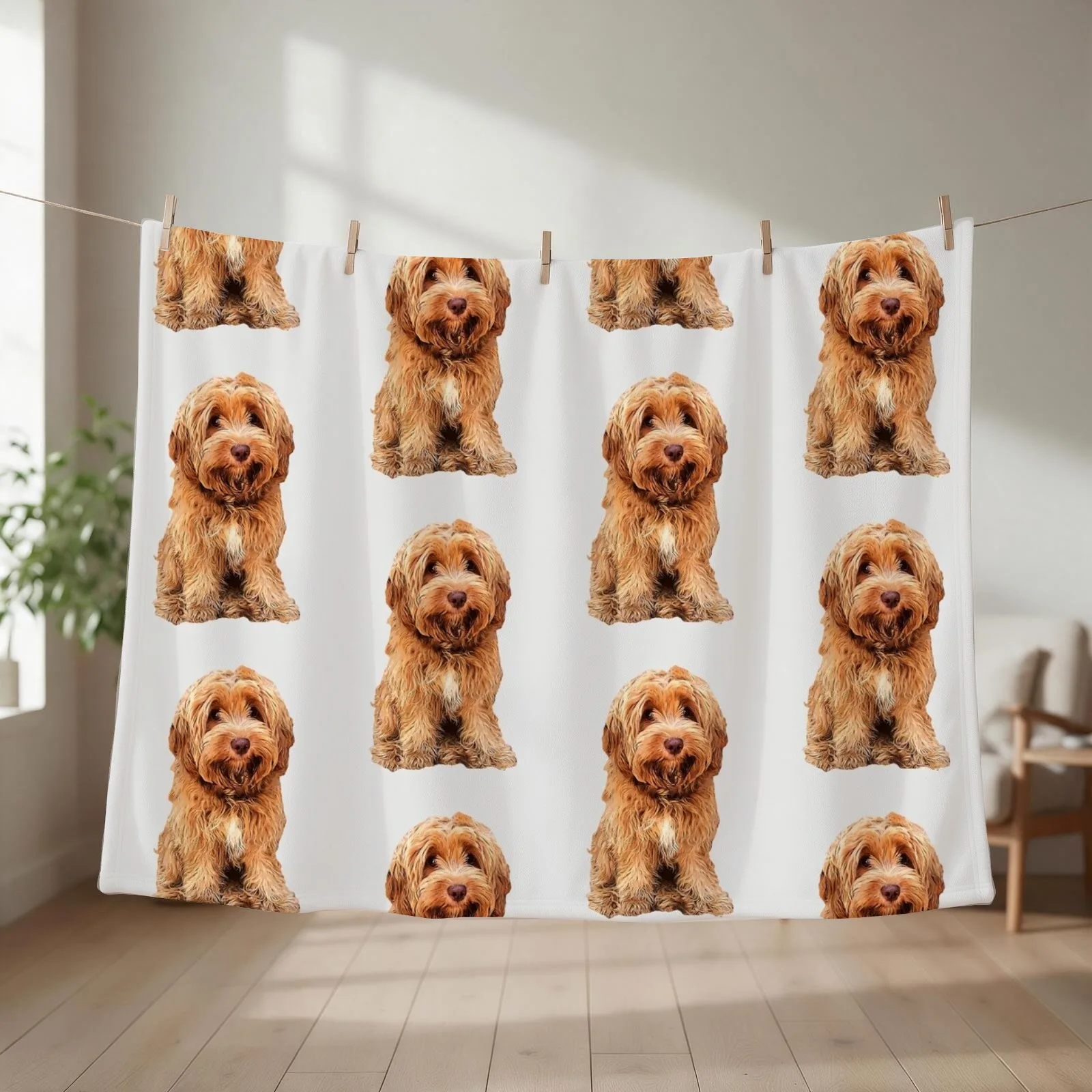 Cockapoo cockerpoo spoodle doodle Throw Blanket Soft Plush Plaid decorative Heavy Extra Large Throw Blankets