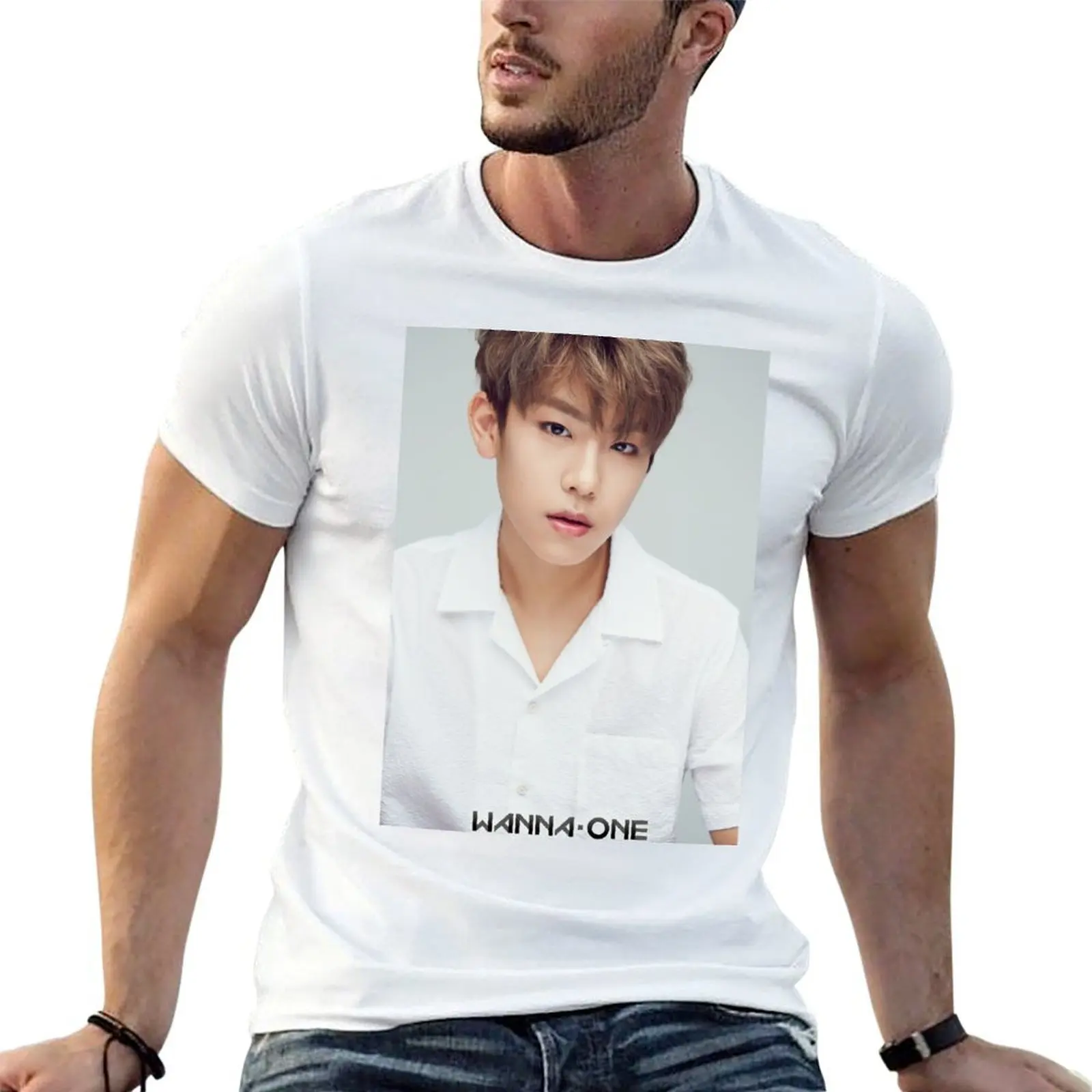 

Park man Woojin cotton shirt t shirt heavy men t for cotton man shirts t man T-Shirt