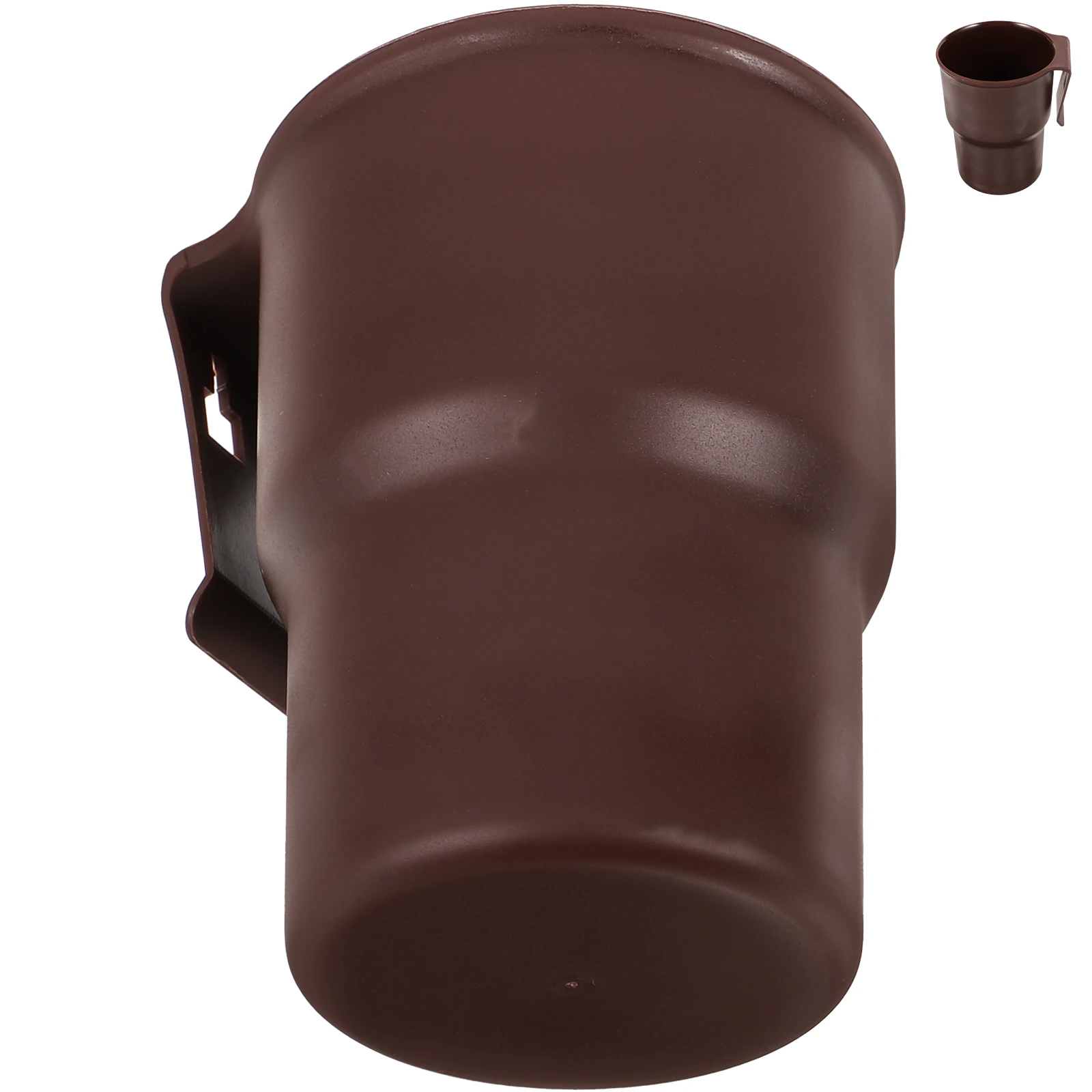 

Cup Storage Box ganizer Garbage Can Coffee Brown PP Plastic Accessories Drink Bottle Holder Versatile Design Durable Easy