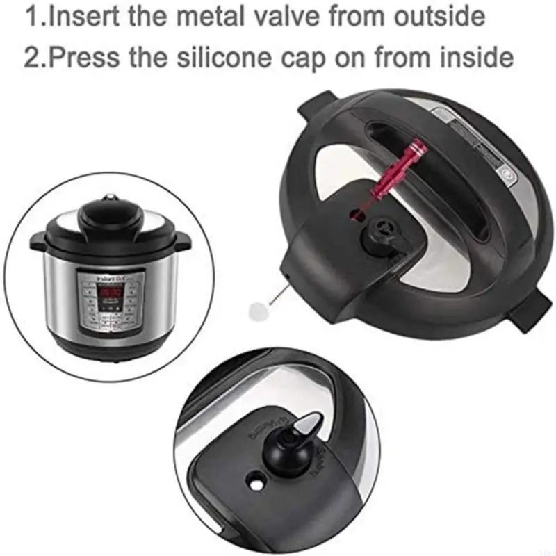 Comprehensive Pressure Cooker Accessory Set Dishwasher Safe Part for 8QT N58D
