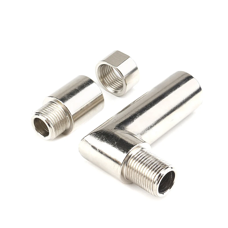 

Universal O2 Oxygen Sensor Angled Extender Spacer 90 Degree 02 Bung Extension M18 X 1.5 Adapter