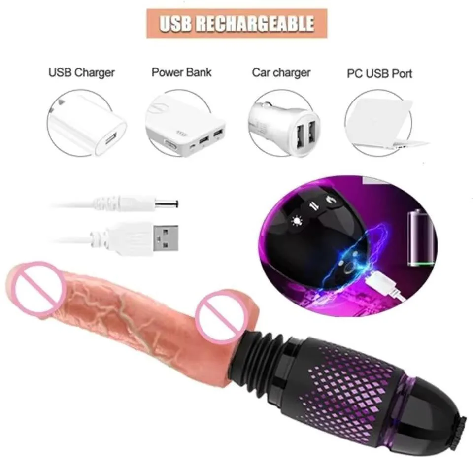 جديد الجنس بندقية التحكم عن بعد التلقائي تلسكوبي دسار آلة الجنس دسار الهزاز للإناث الاستمناء ضخ بندقية الجنس لعب