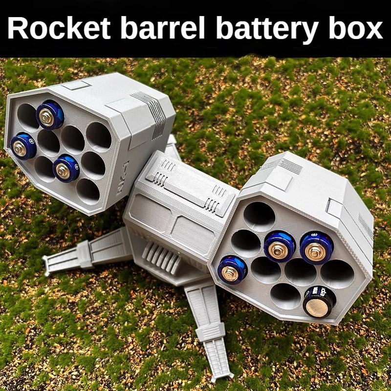Creative Battery Storage Box AA Batteries and AAA Batteries Living Room Figurines Funny Miniatures Modern Ornaments Gift Ideas