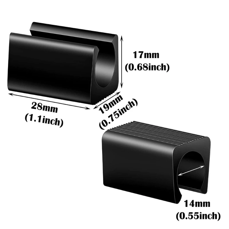 20/40pcs lastic Chair Foot UShaped Floor Glides Tubing Caps Cover Foot Pad Rectangle Shaped Non-Slip Chair Leg Tips Drosphip