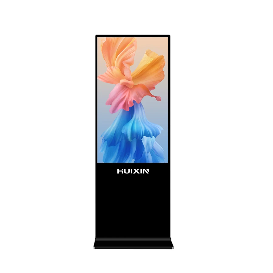 50 Inch Indoor Floor Standing LCD Advertising Player Wireless Remote Control Digital Signage Animation for Commercial Business