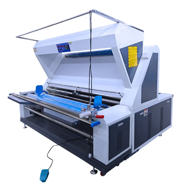 Infrare Edge Alignment Automatic Fabric Inspector 3-inverter Speed Dual-direction Roll-to-Roll Spreading 50Y/min