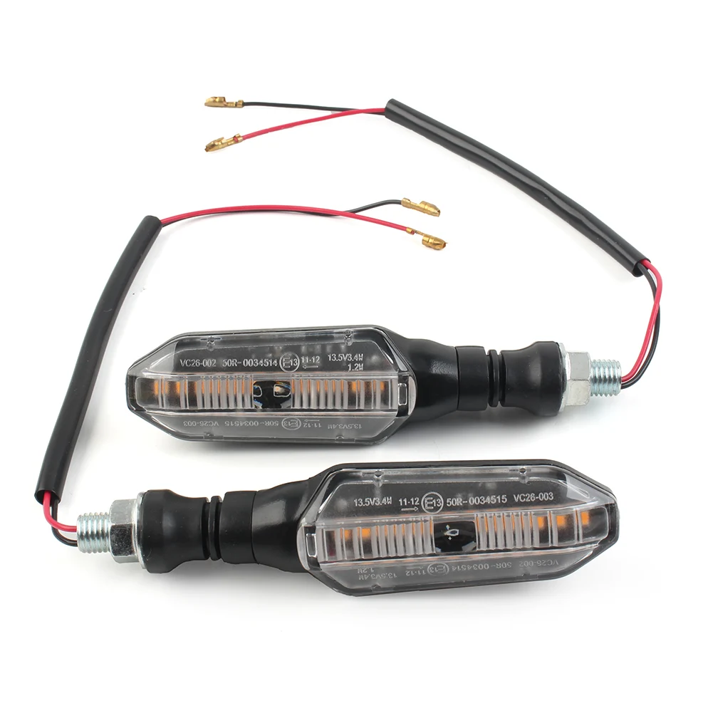 2pcs Motorcycle LED Turn Signals Blinker Light Indicator Universal For Kawasaki Honda Yamaha For Suzuki