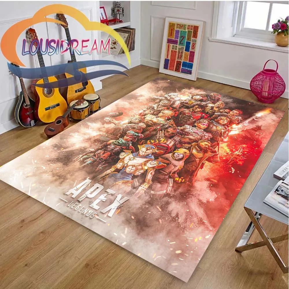 Game Room ,Veranda Floor，A- Apex Legends 3D Print Art Decor Custom Carpets Large,Rugs for Home Bedroom Living Room Decor Gift