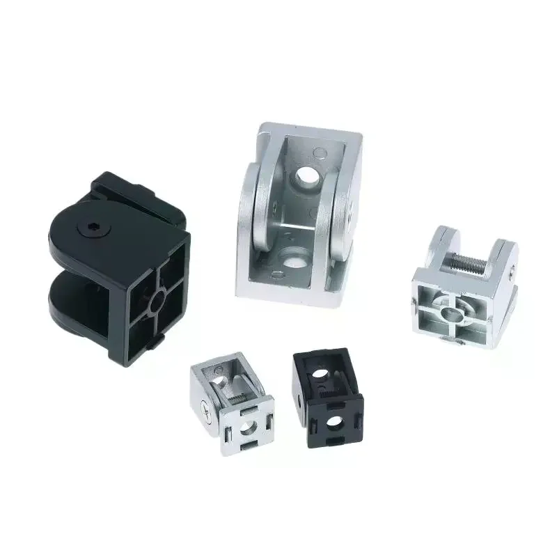 For 20 30 40 Series Aluminum Profiles 2020/3030/4040 Zinc Alloy Hinge Industrial Aluminum Adjustment Angle Connector