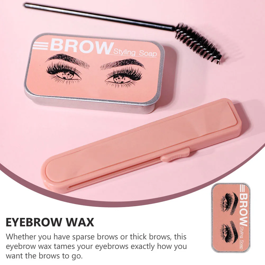 

3 Pcs Eyebrow Gel Colorless Natural Wax Brow Styling Pomade Make up Kit Transparent Shaping Setting Product Thick Sparse Brows