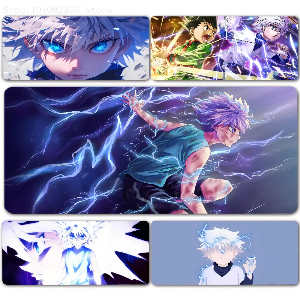 Hunter X Hunter Killua Zoldyck Mousepad  non-slip suitable for office computers laptops e-sports game desk mats XXL Keyboard