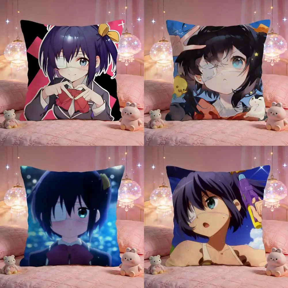 Chunibyo & Other Delusions Cushion Cover Premium Comfort Reversible Pillow Cove -Two in One Design for Any Room & Car Interior