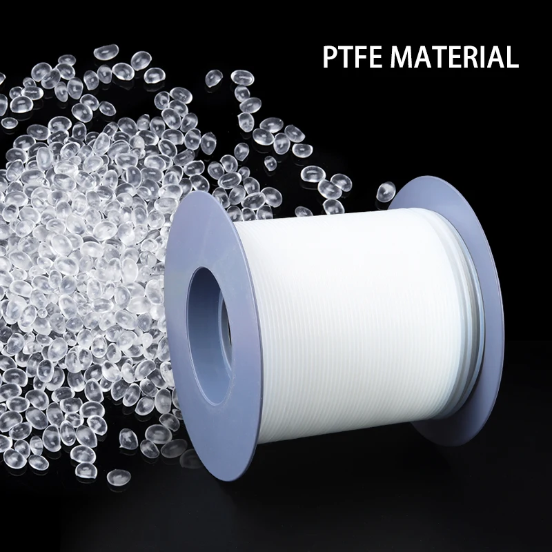 1-100m Translucent PTFE Tube ID 0.3~8.4mm OD 0.6~9mm Heat Corrosion Resistant F46 Capillary Insulated Hose Rigid Pipe